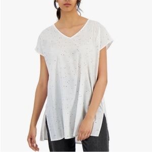 Eileen Fisher Polkadot Pullover Top
Semi Sheer Lightweight